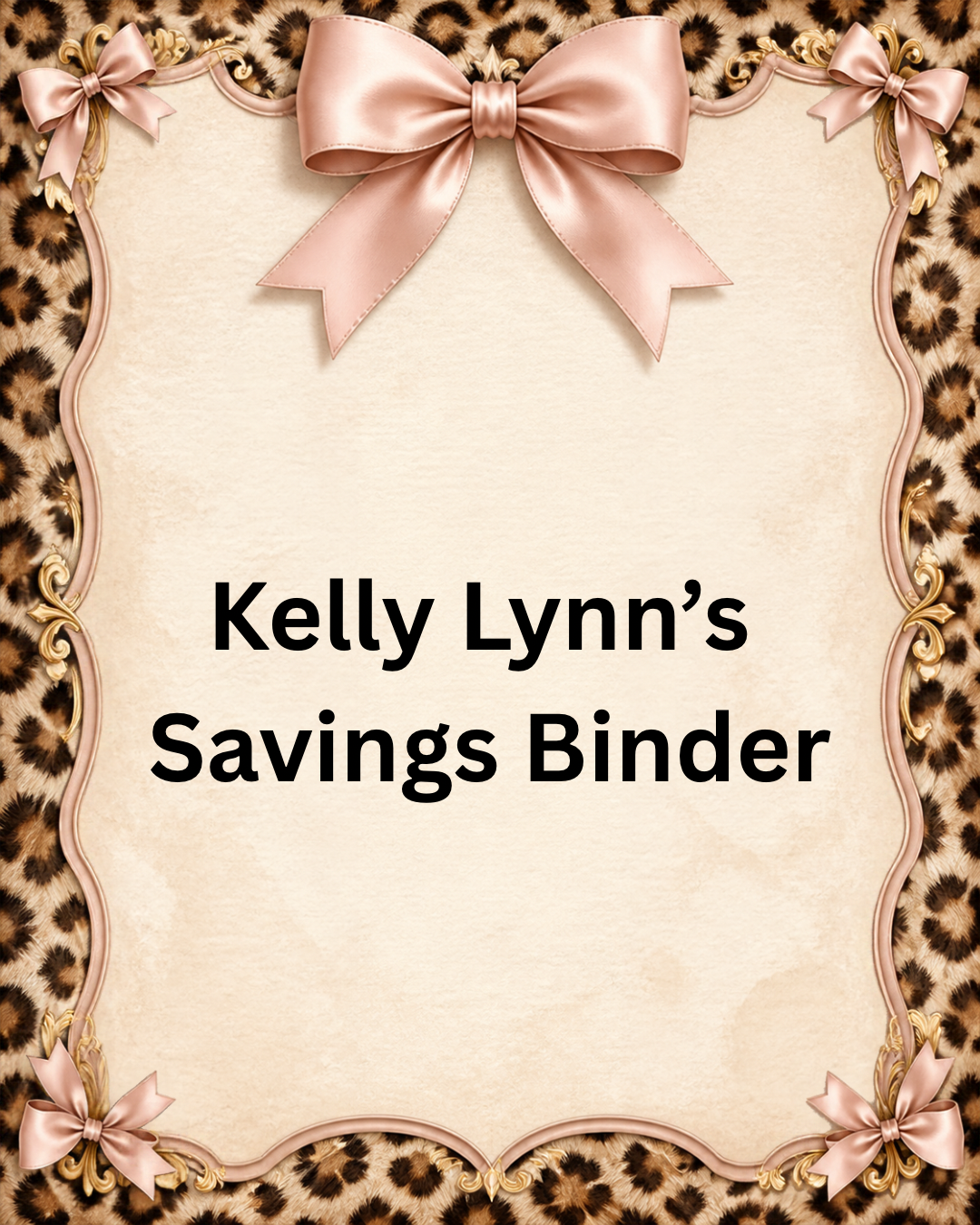 Custom Binder For Kelly