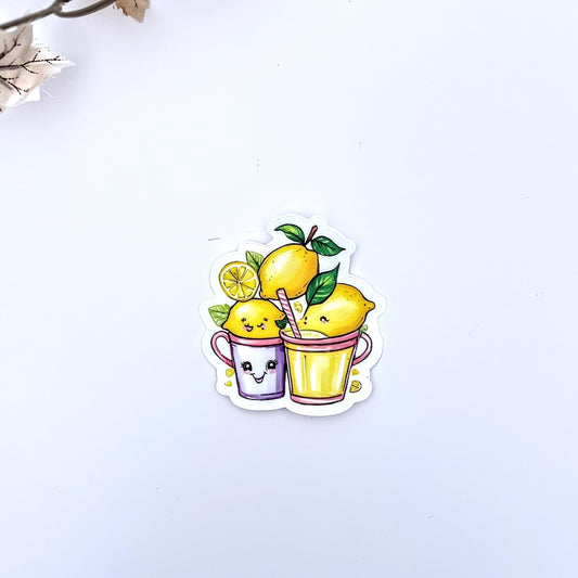 Lemon Bunches Sticker – Cute Waterproof Vinyl