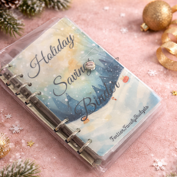 Holiday Savings Binder Scratch Off Binder