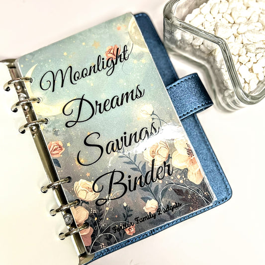 Moonlight Dreams Savings Set | A6 Cash Envelope System with Trackers