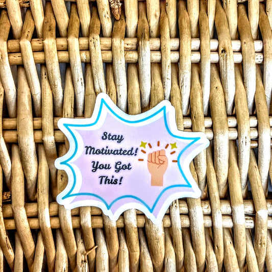 Motivational Sticker – Stay Inspired & Keep Going