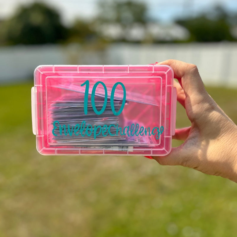 100 Envelope Savings Challenge Box - Fortier Family Budgets