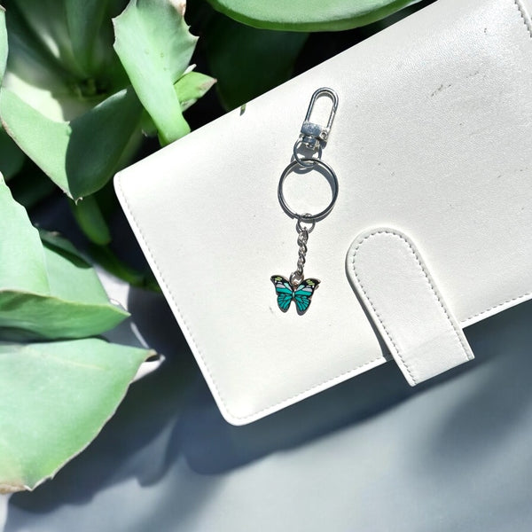 Butterfly Keychain Charm Cute Butterfly Charms for Purse & Binder