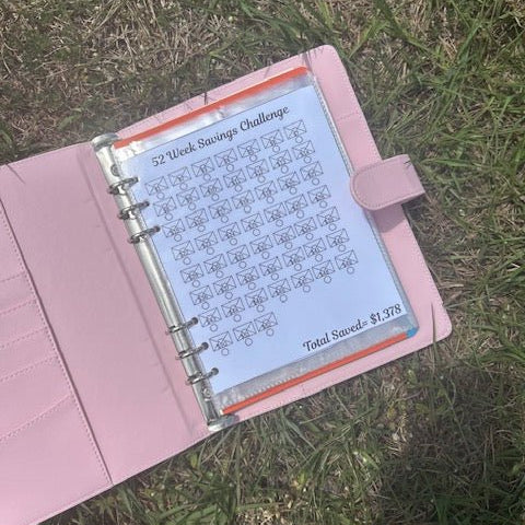 52 Week Savings Challenge Journal Money Saving System - Fortier Family Budgets
