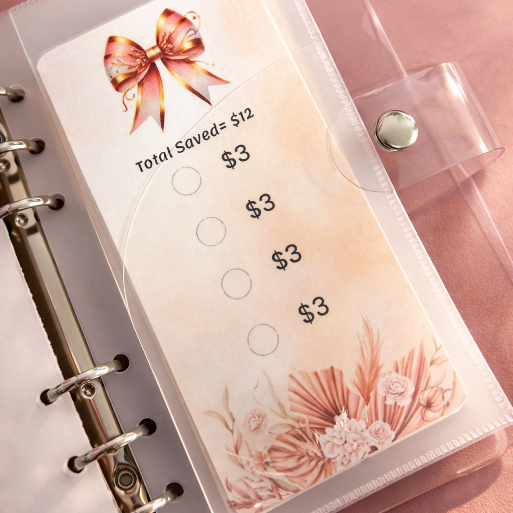 Bows & Dreams Savings Binder – Save for the Life You’re Dreaming Of