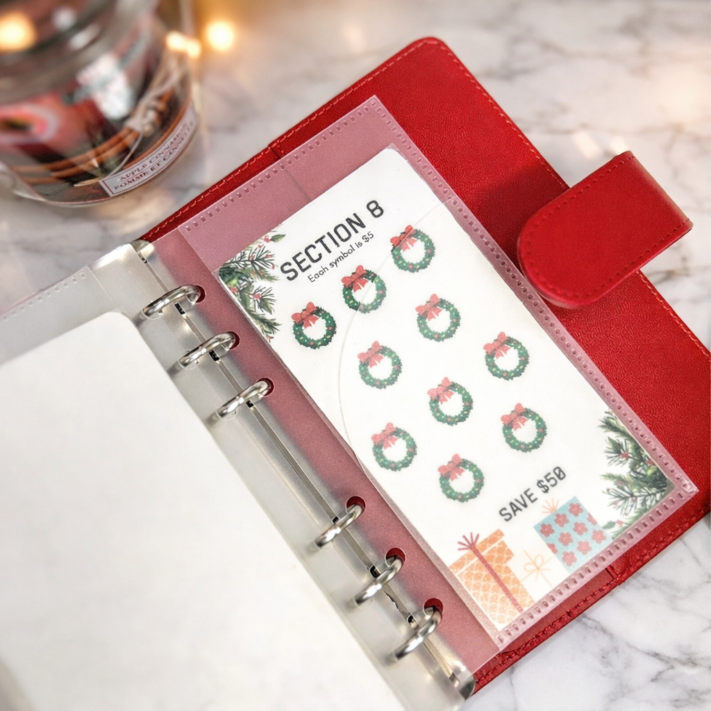 Christmas Savings Challenge Binder