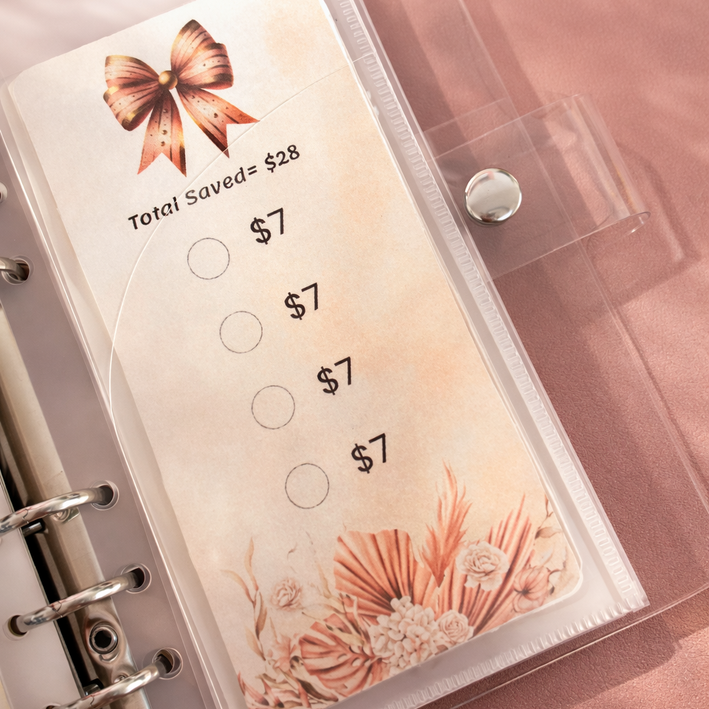 Bows & Dreams Savings Binder – Save for the Life You’re Dreaming Of
