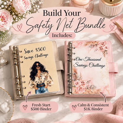 Build Your Safety Net Savings Bundle | $1,500 Emergency Fund Starter Set