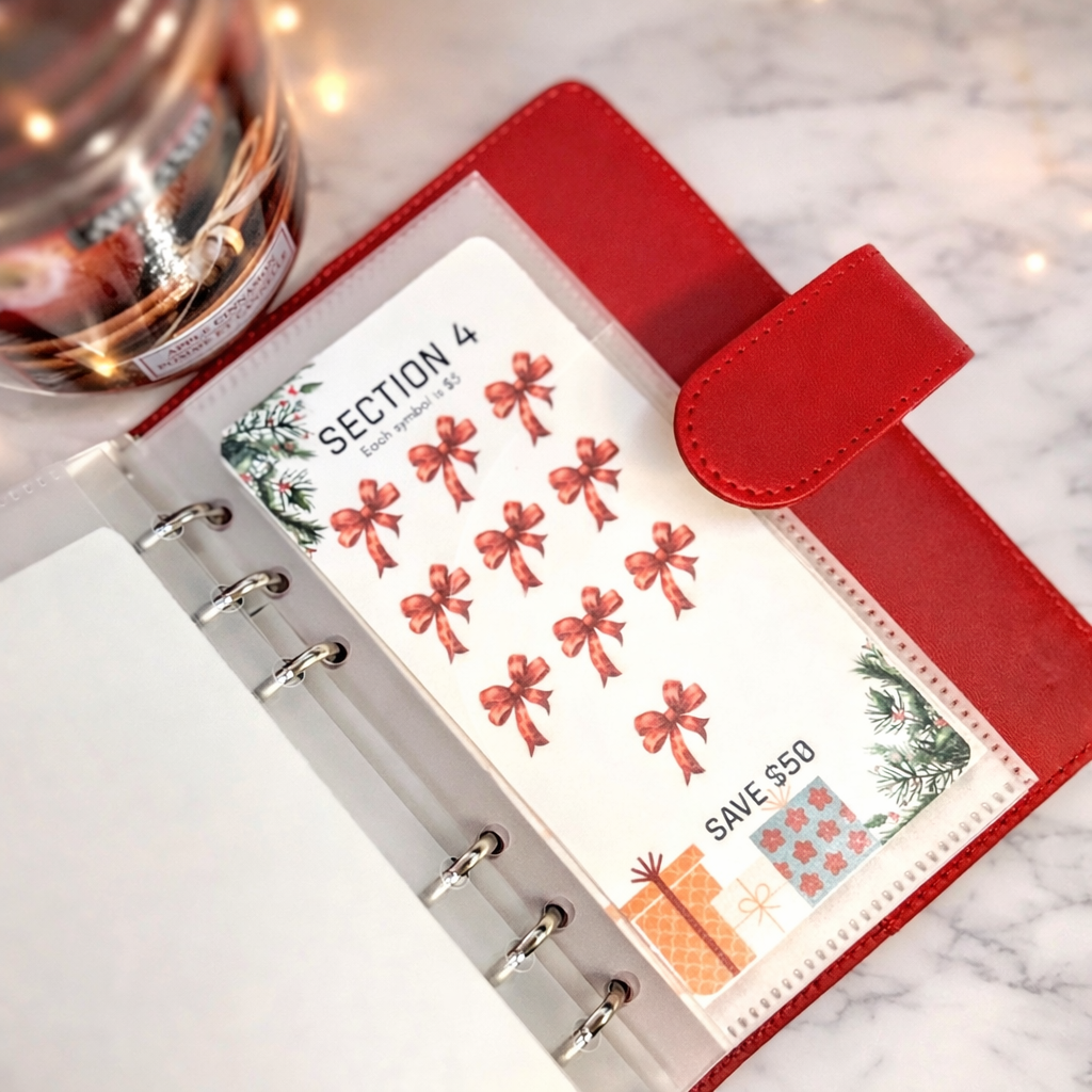 Christmas Savings Challenge Binder