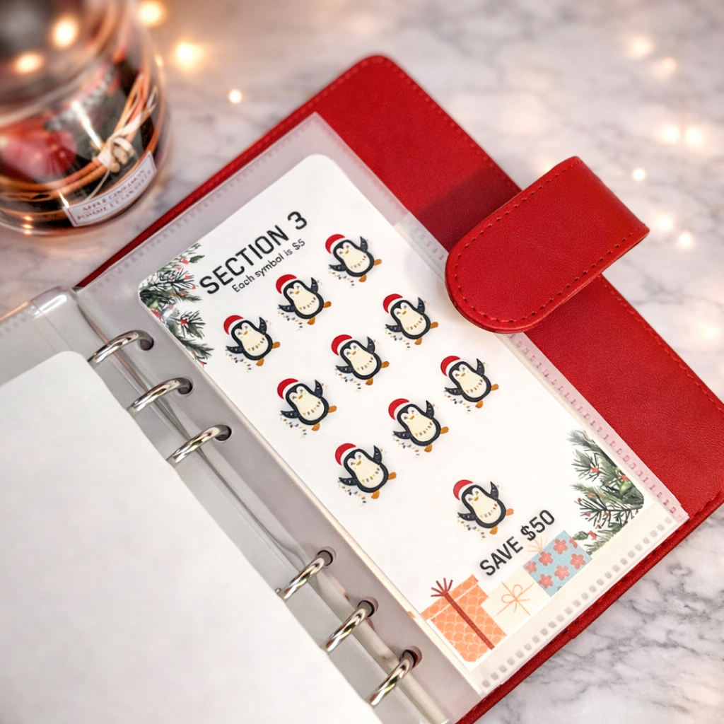 Christmas Savings Challenge Binder