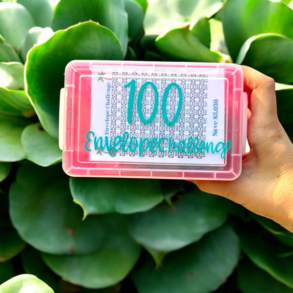 100 Envelope Savings Challenge Box
