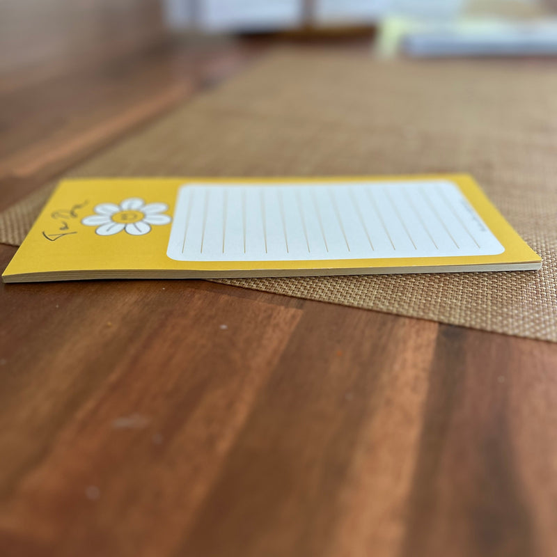 Daisy Flower To-Do Notepad