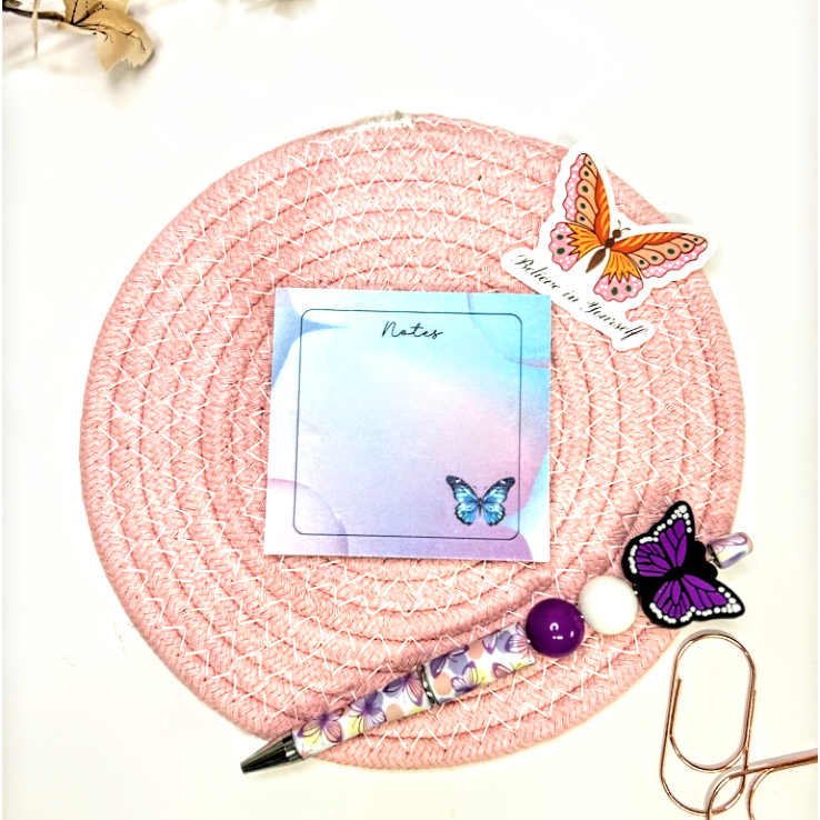 Butterfly Sticky Notes – Cute & Functional