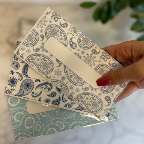 Cash Envelopes Paisley Handmade Theme - Stylish Budgeting Aid - Fortier Family Budgets