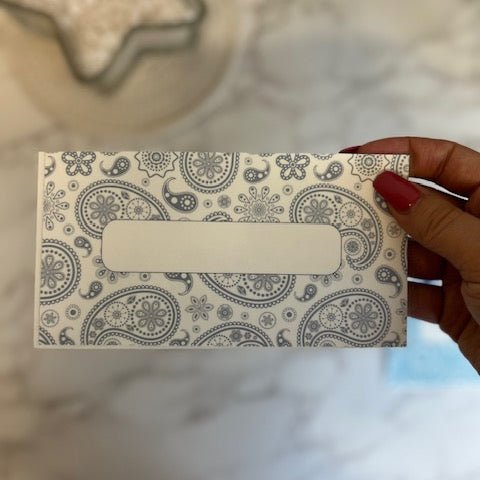 Cash Envelopes Paisley Handmade Theme - Stylish Budgeting Aid - Fortier Family Budgets