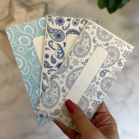 Cash Envelopes Paisley Handmade Theme - Stylish Budgeting Aid - Fortier Family Budgets