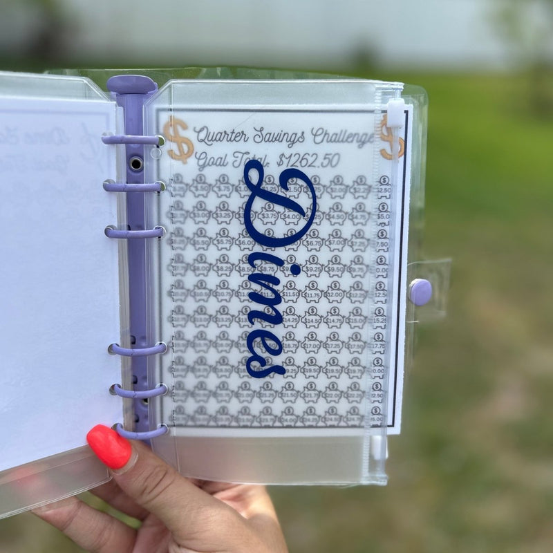 Cash Savings Envelope Binder - Organize & Track Your Coin Savings - Fortier Family Budgets