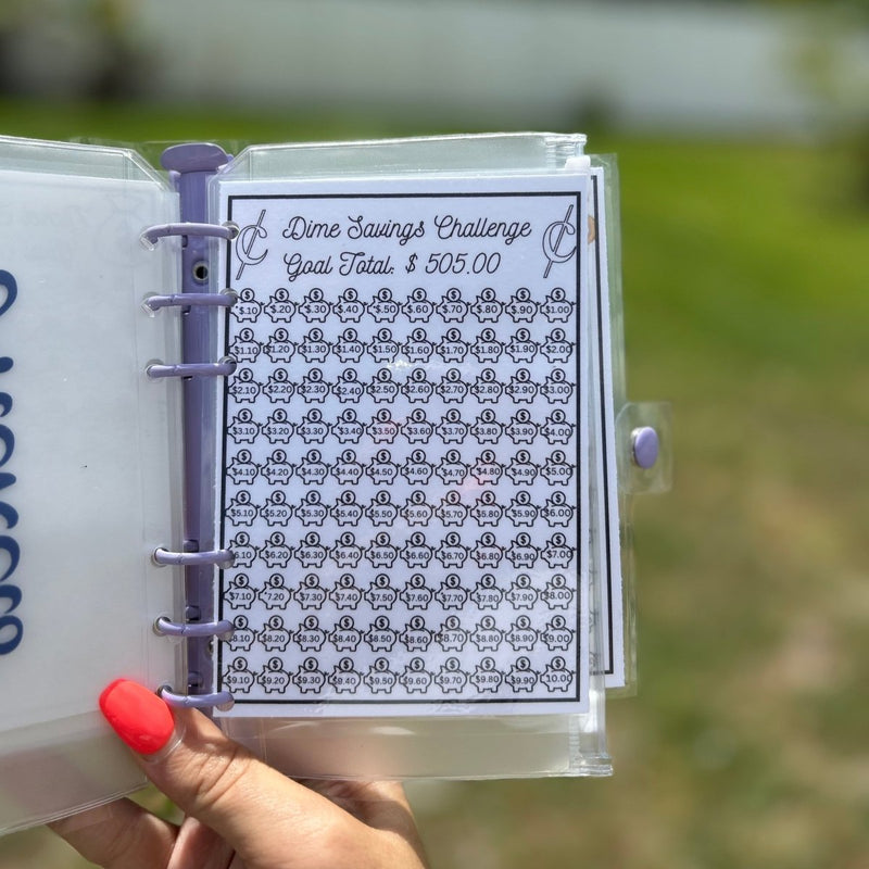Cash Savings Envelope Binder - Organize & Track Your Coin Savings - Fortier Family Budgets