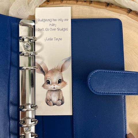 Cute Bookmarks Woodland Animal Theme for Stylish Money Management - Fortier Family Budgets
