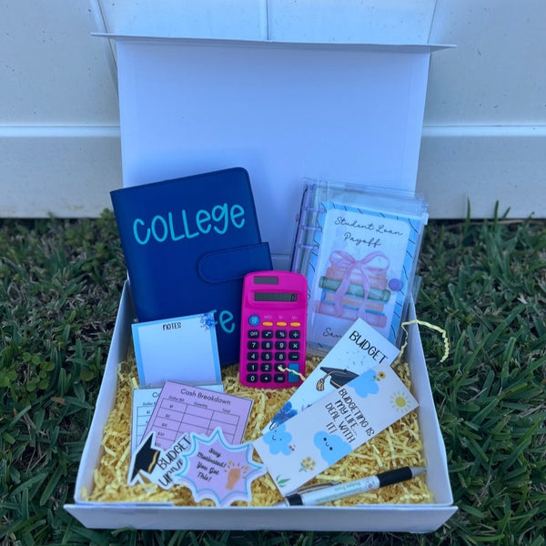 Gift Set for College Students | Budget Set for Going Away Gift - Fortier Family Budgets