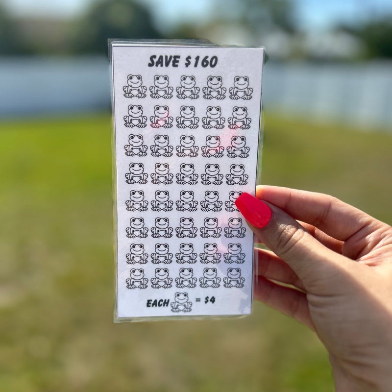Jump Like A Froggy Savings Tracker Challenge Bundle - Fortier Family Budgets