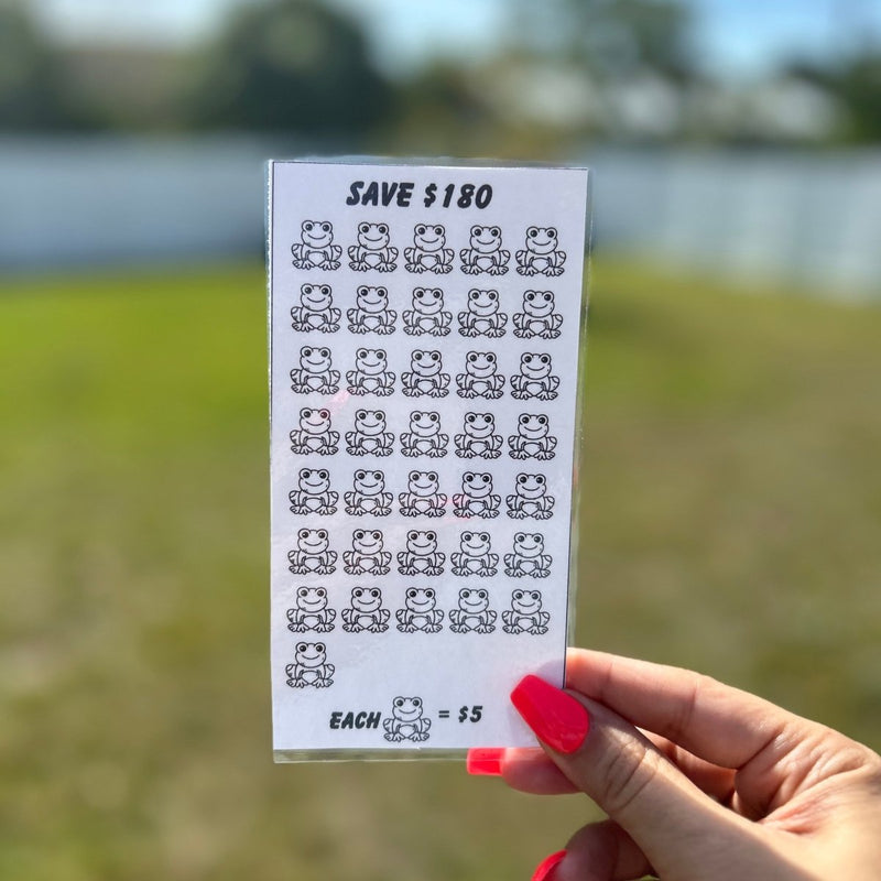 Jump Like A Froggy Savings Tracker Challenge Bundle - Fortier Family Budgets