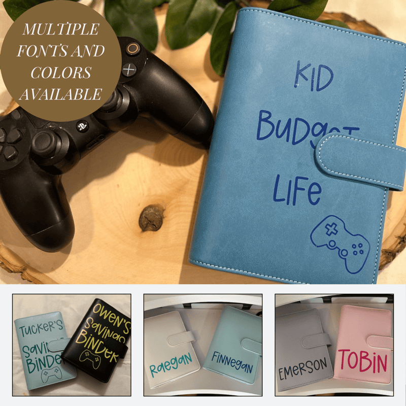 Kids Money Savings Binder: Teach Money Skills for Kids - Fortier Family Budgets