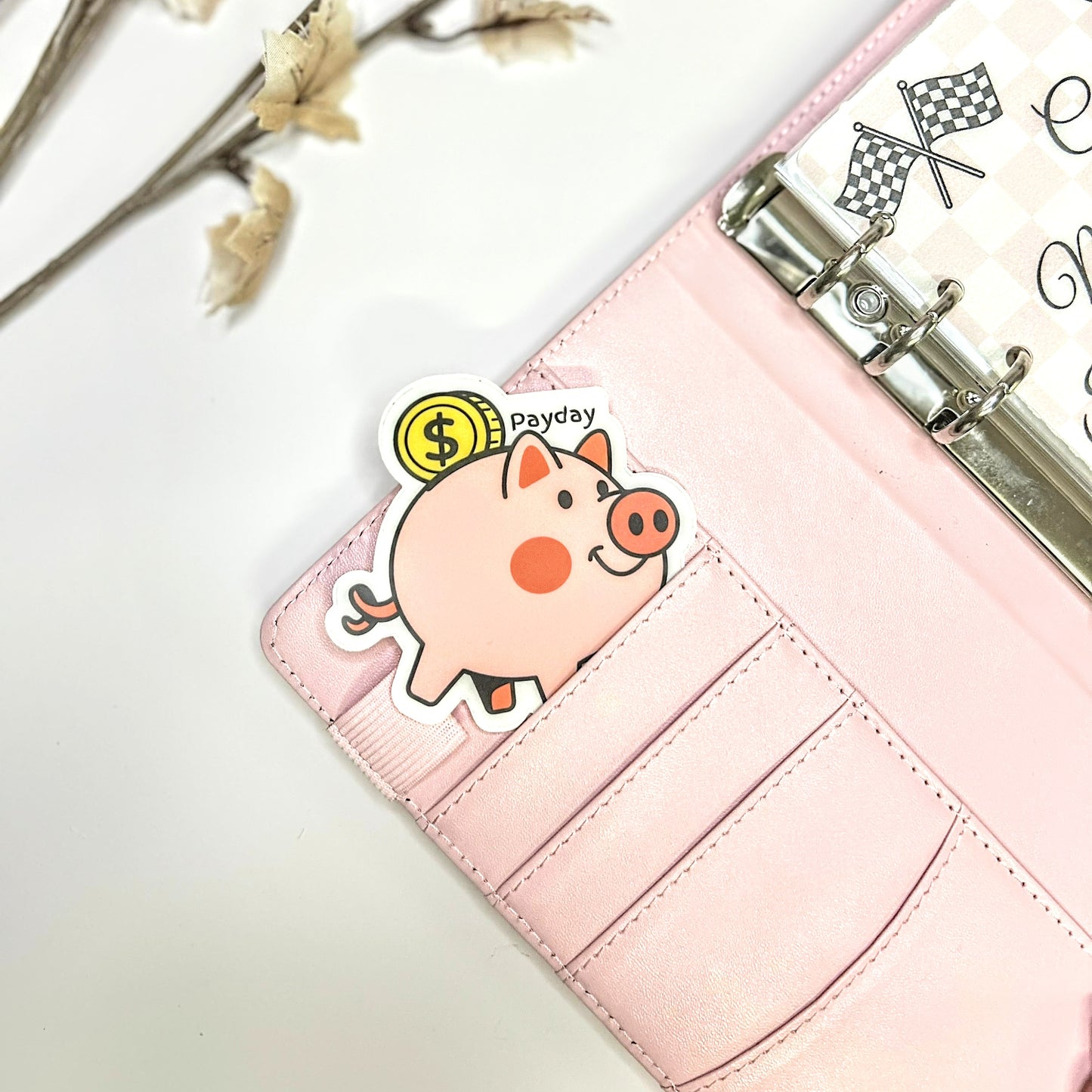 Piggybank Payday Sticker – Cute Planner & Budget Binder Sticker