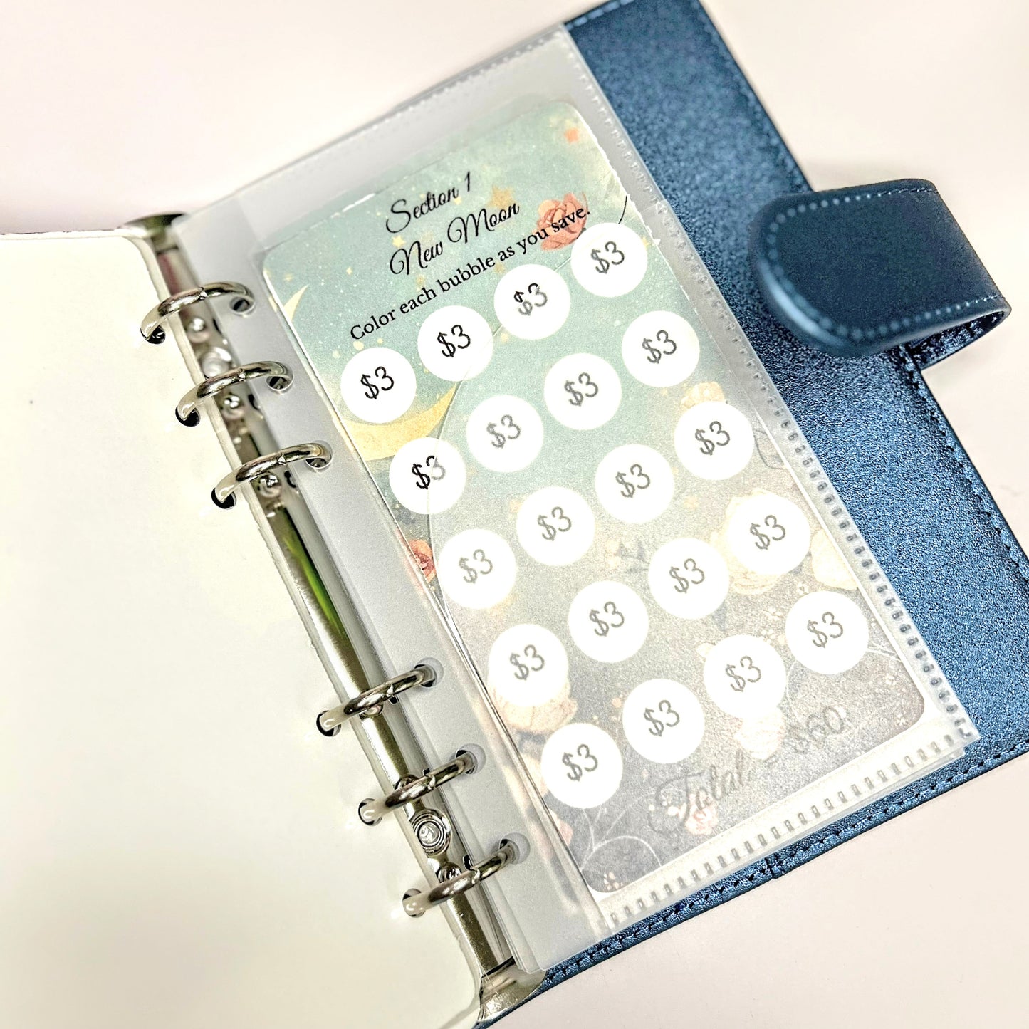 Moonlight Dreams Savings Set | A6 Cash Envelope System with Trackers