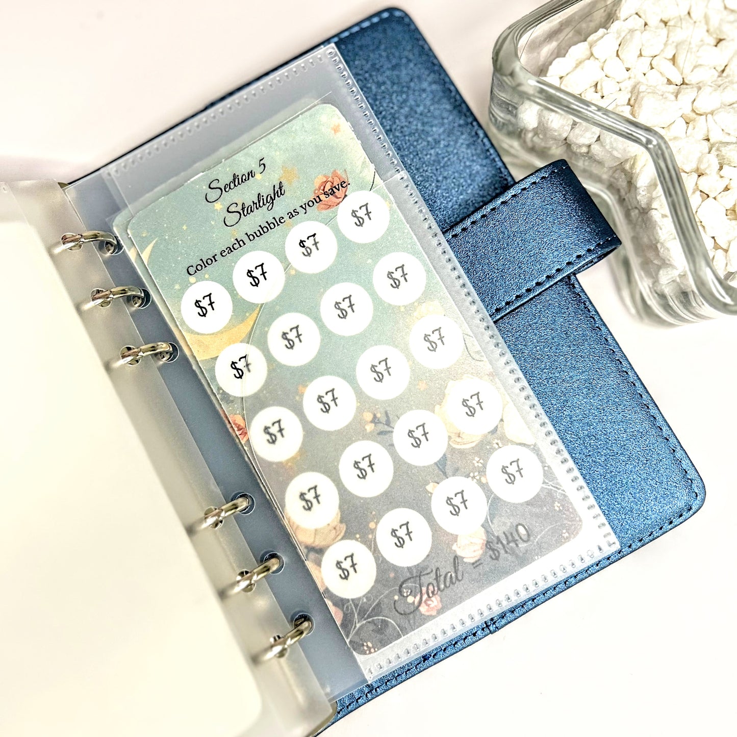 Moonlight Dreams Savings Set | A6 Cash Envelope System with Trackers