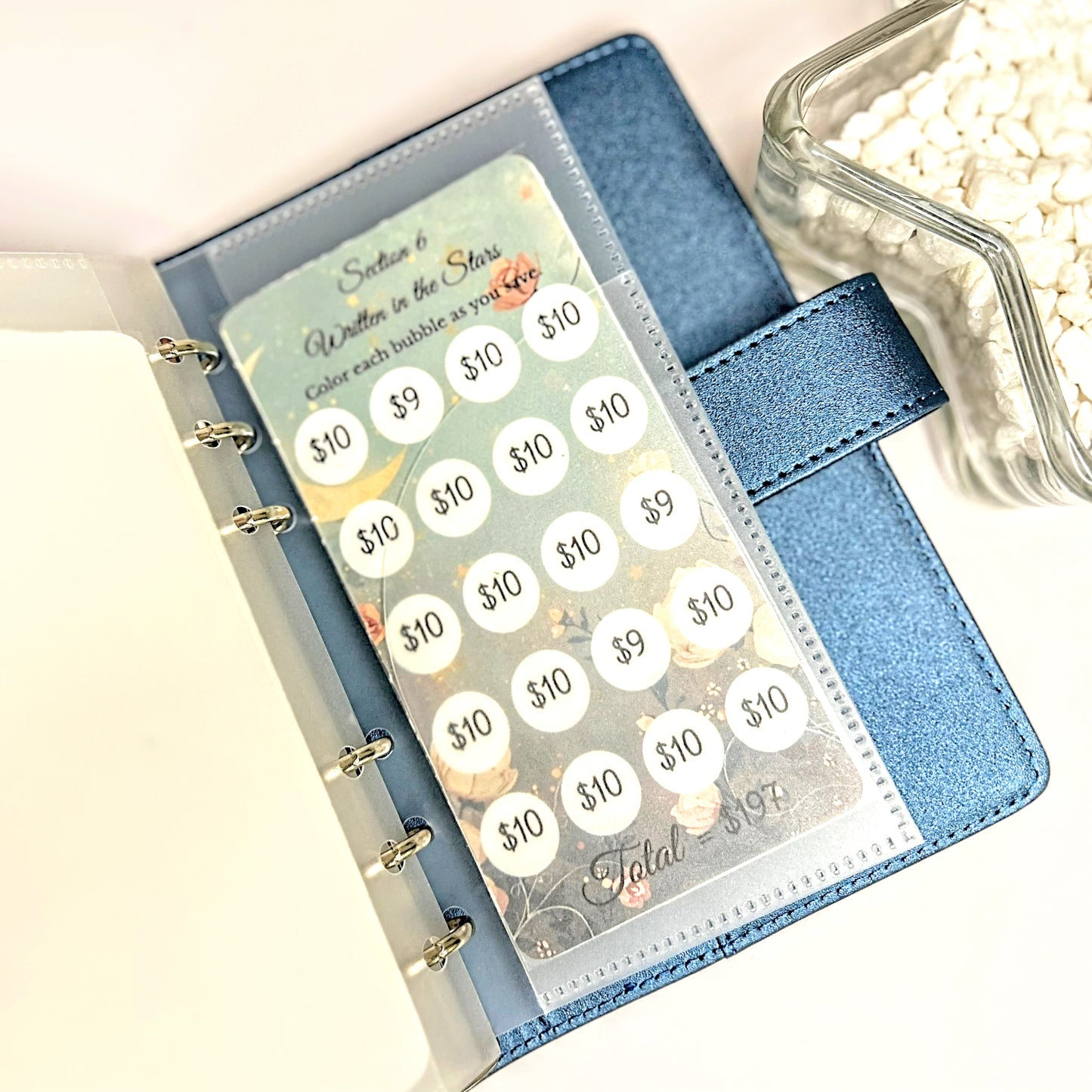 Moonlight Dreams Savings Set | A6 Cash Envelope System with Trackers