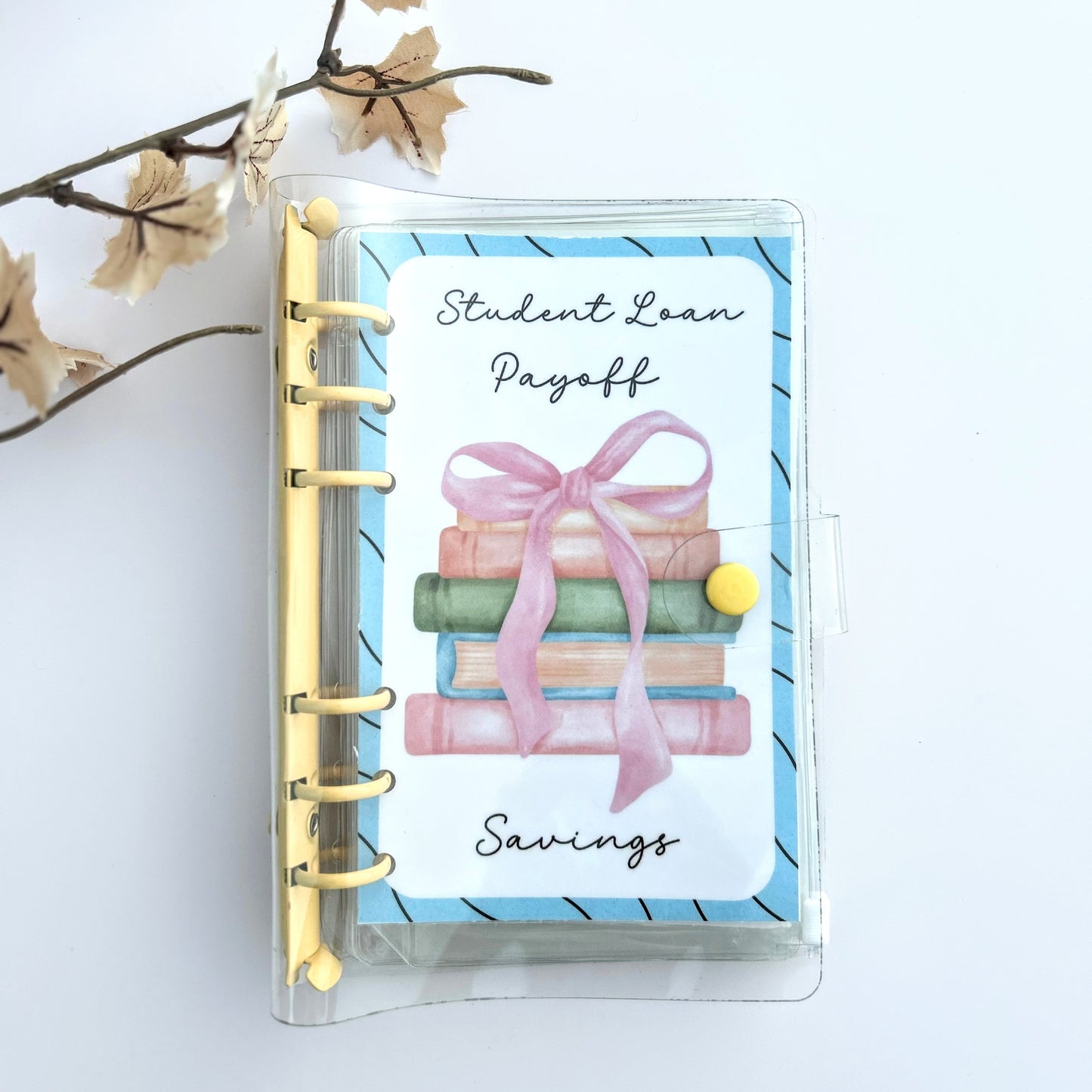 Student Loan Savings Challenge Binder | Debt Payoff Tracker & Budget Organizer
