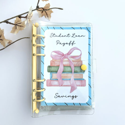 Student Loan Savings Challenge Binder | Debt Payoff Tracker & Budget Organizer