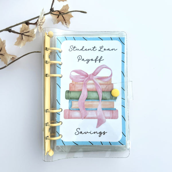 Student Loan Savings Challenge Binder | Debt Payoff Tracker & Budget Organizer