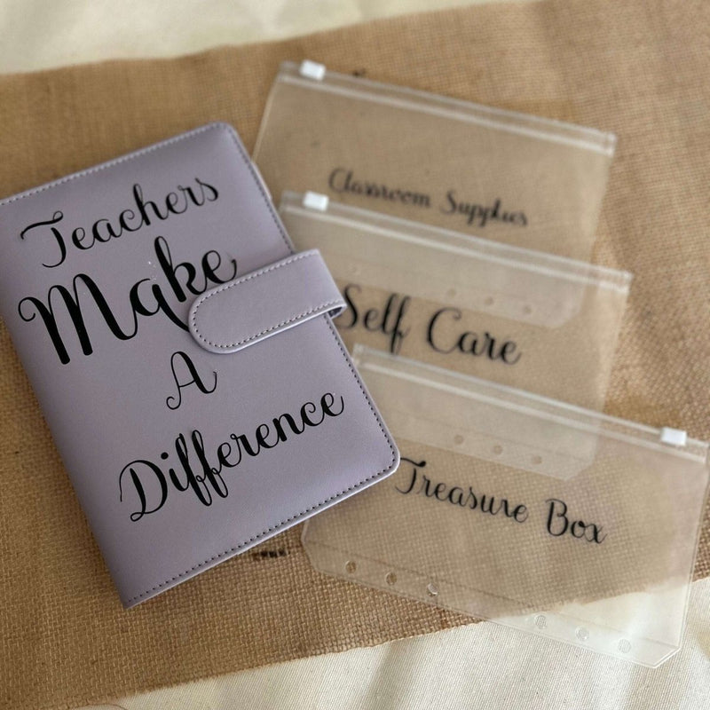 Teacher Appreciation Gift| Teacher Budget Binder| Classroom Expenses - Fortier Family Budgets